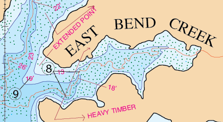 Lake Fork Maps from Martins Map - Martins Map - The Super Map