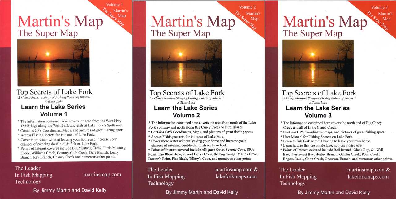 BUNDLING DEAL - All 3 VOLUMES- Top Secrets of Lake Fork Vol 1, 2, & 3
